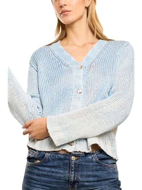 cardigan donna aerografato Alessandro Aste | DERBY-SPRAYARTNUVOLA